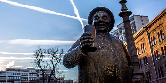 Weintrinker Denkmal in Mainz