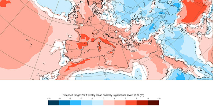 ECMWF Temperaturen