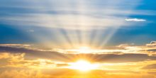 So viel Sonnenschein beschert uns der Montag