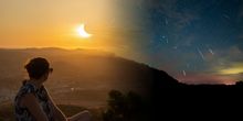 Action am Himmel! Sonnenfinsternis und Sternschnuppennacht