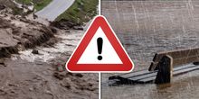 Unwetterwarnung: Südalpen versinken in Regen- & Schneemassen!