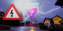 So lange hält Unwettergefahr an