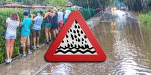 Mehr als 100 Liter! Dauerregen und Überflutungsgefahr!