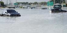 Heftige Überflutung in Dubai