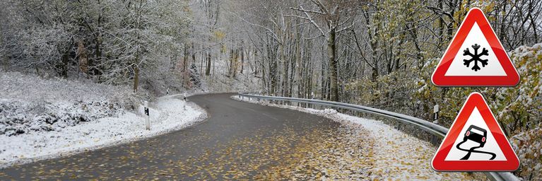 wetter.com Glättegefahr! Schnee und Laub machen Probleme! Glättegefahr! Schnee und Laub machen Probleme!