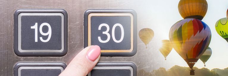 wetter.com Temperaturen im Fahrstuhl nach oben Temperaturen im Fahrstuhl nach oben