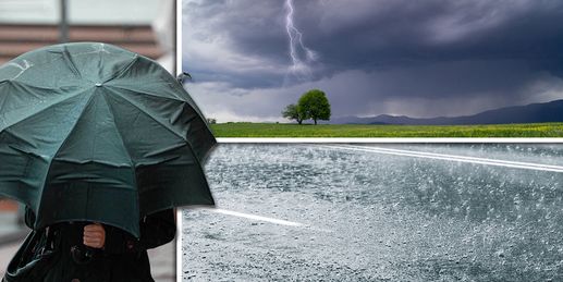 Heute alles dabei: Schauer, Gewitter, Landregen, viel Wind