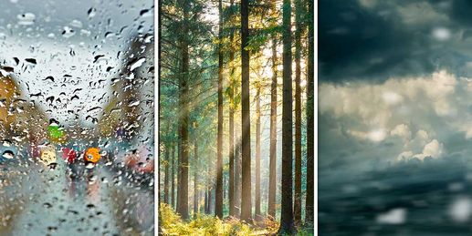 Wildes Hin und Her! Regenschauer, Sonne, Graupelgewitter