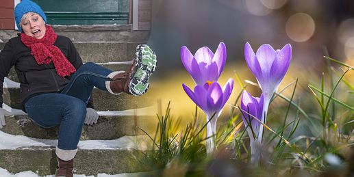 Erst Glättegefahr, dann Frühlingsluft