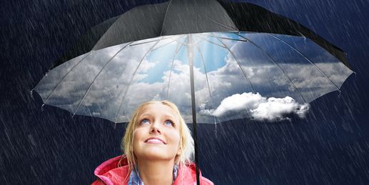 Es wird nass! Hast du noch Chancen auf Sonnenschein?
