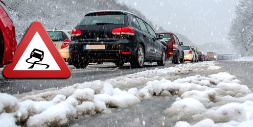 Heute: Hier gibt's Schnee und Glätte