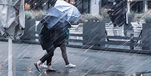 Regen und Wind - Tiefpunkt kommt erst noch