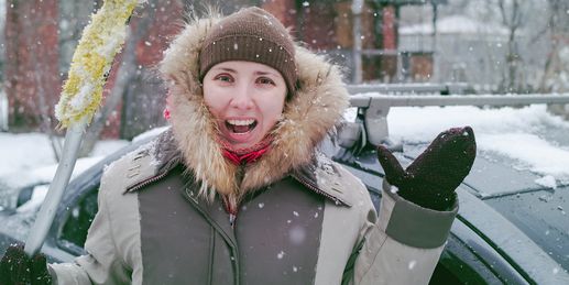 Plötzlich wieder Winter - Schnee bis ins Flachland!