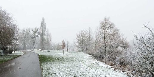 Mit arktischer Kaltluft kommen Frost, Graupel und Schnee