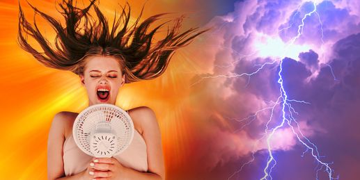 Nach Tropennacht folgen extreme Hitze und heftige Gewitter