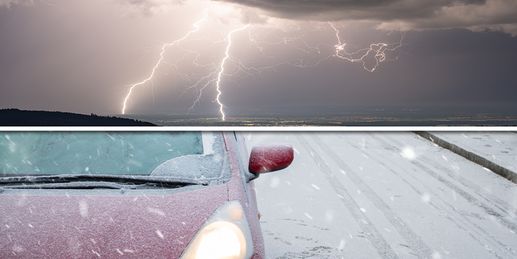 Erst kracht es, dann wird es hier weiß