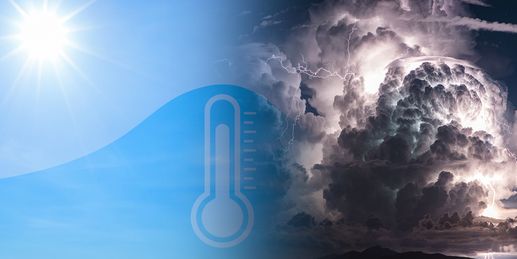 Temperatur-Peak - dann Gewitter mit Unwetterpotenzial!