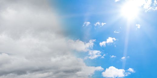 Freitag: Geteiltes Wetter mit Wolken oder Sonne