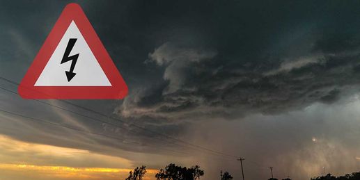Gewitter und Superzellen-Gefahr bei Kaltfrontdurchzug