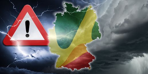 Heute: Regional kräftige Gewitter mit Sturmgefahr