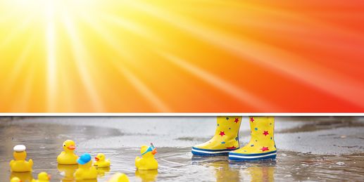 Hitzewelle legt los - mit einer Ausnahme