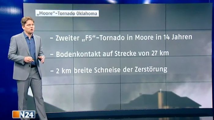 Alex Extrem: Oklahoma-Tornado hatte 337 Stundenkilometer