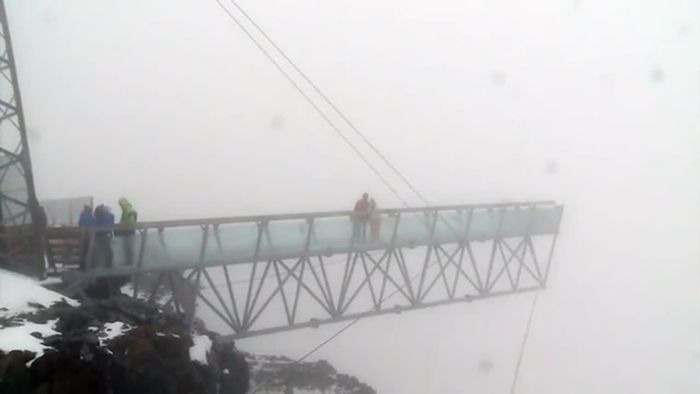 Winter-Einbruch beim Wettergipfel