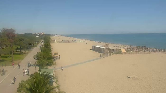HD Live Webcam Argelès sur Mer - La plage