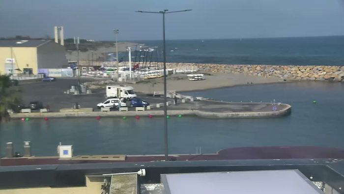 HD Live Webcam Canet en Roussillon - Môle nord