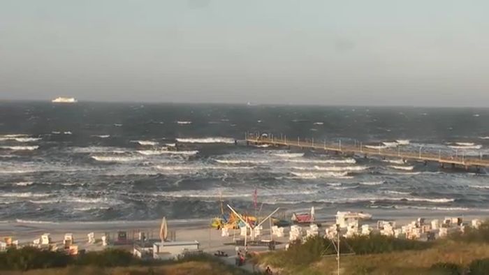 Livecam Usedom am Montagabend 17.8.2015