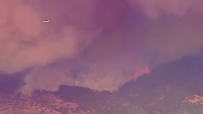 Waldbrände in Kalifornien - Neue Feuer nahe Sacramento Waldbrände in Kalifornien - Neue Feuer nahe Sacramento