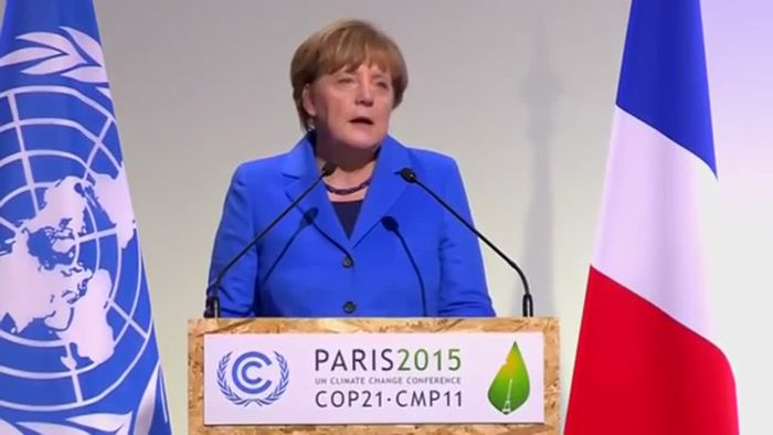 Angela Merkel fordert verbindliches Klima-Abkommen