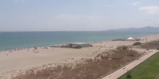 HD Live Webcam Canet en Roussillon - Plage Natura 2000