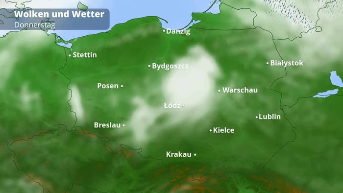 Polen-, Tschechien- und Slowakei-Wetter