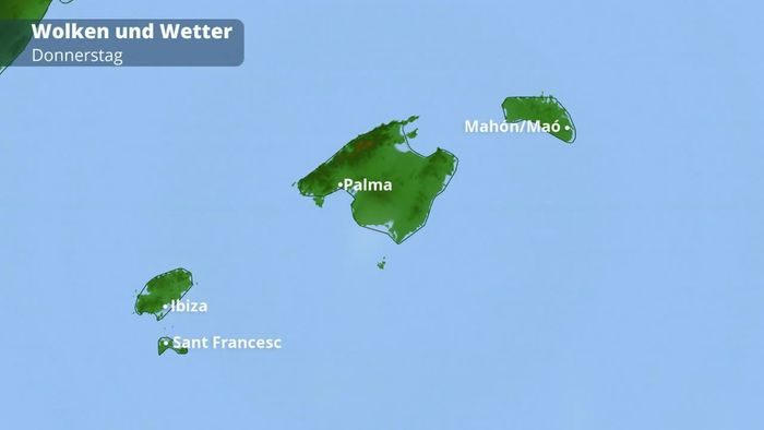 Mallorca-, Menorca-, Ibiza- und Formentera-Wetter