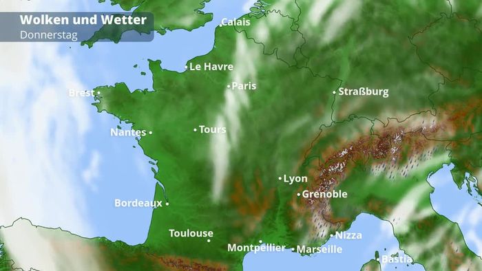 Frankreich-Wetter