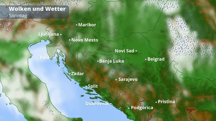 Kroatien- und Balkan-Wetter