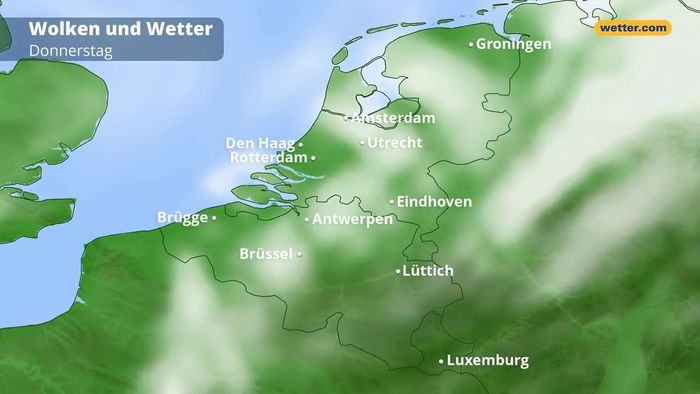 Wetter Niederlande, Belgien, Luxemburg
