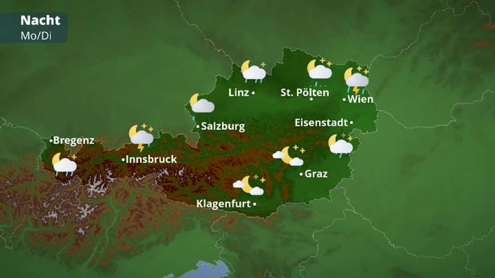 Österreichwetter: Nach Sonnenschein kommt Eisregen