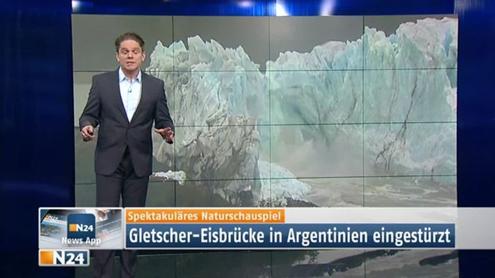 Alex extrem: Gletscher-Eisbrücke eingestürzt
