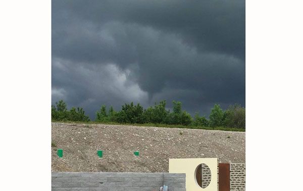 Trichterwolken über Deutschland. Vorboten für Tornados?