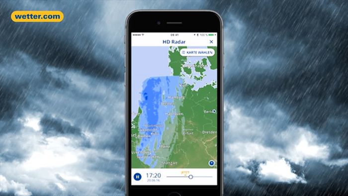 Neu: Interaktive Wetterkarten für iPhone und iPad App