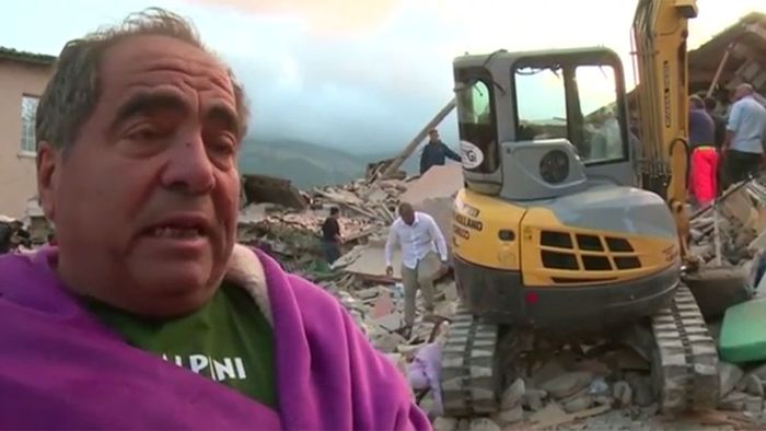 Italien: Überlebende nach Erdbeben-Katastrophe unter Schock