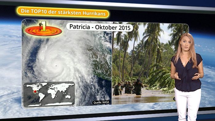 Top 10: Die stärksten Hurrikane der Welt