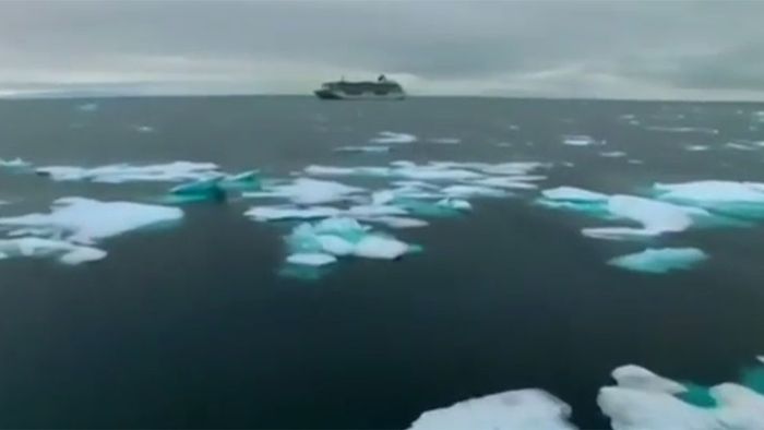Kreuzfahrt-Touristen schockiert über Arktis-Schmelze