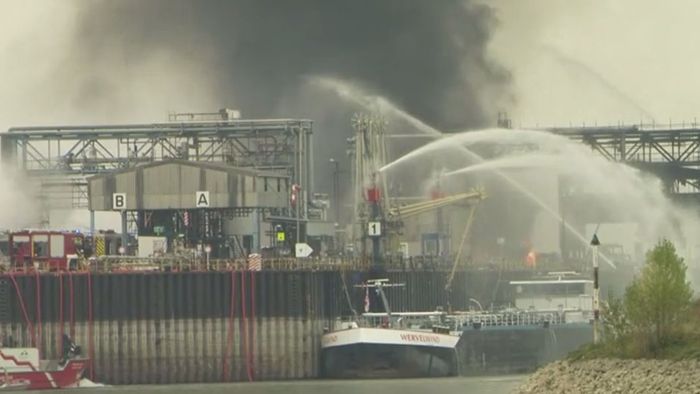 Gewaltige Explosion beim Chemiekonzern BASF in Ludwigshafen