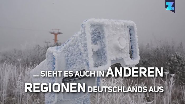 Früher Wintereinbruch: Schnee 'huscht' über Deutschland
