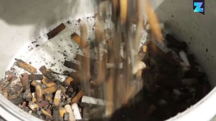 Rauchen für die Umwelt? Papier aus Kippen produziert