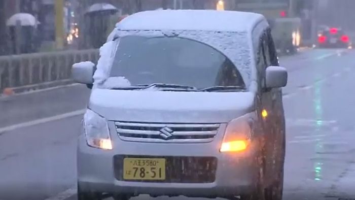 Erster November-Schnee in Tokio seit über 50 Jahren