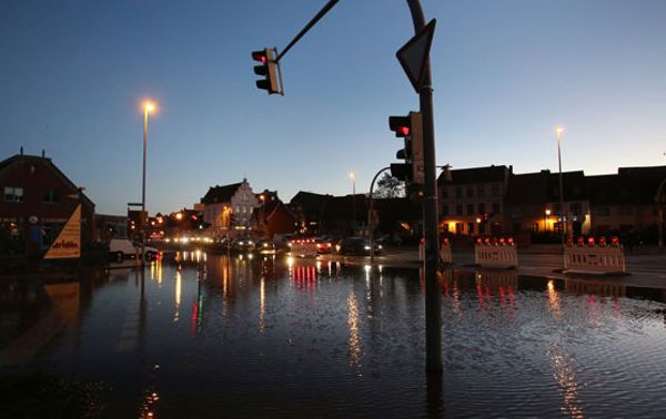 Hochwasser an der Ostsee - mystische Impressionen